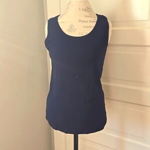Chico's deep blue knit tank